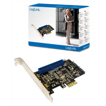 Logilink 2x SATA 6 GBit/s and 1x IDE PCIe, RAID 0, 1