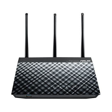 Asus Router RT-N18U 10/100/1000 Mbit/s, Ethernet LAN (RJ-45) ports 4, 2.4GHz, Wi-Fi standards 802.11n, 600 Mbit/s, Antenna type External, Antennas quantity 3, USB ports quantity 2, Access Point/Repeater modes, WiFi SuperSpeed booster for gaming and multitasking, DDWRT support