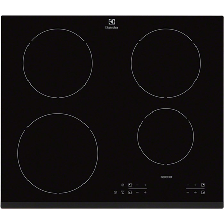 Electrolux EHH6340FSK Induction, Number of burners/cooking zones 4, Black,