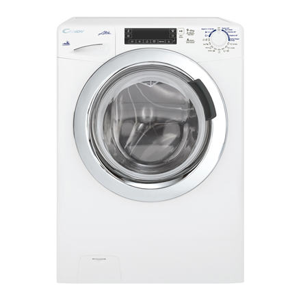 Candy Washing machine GVW 596LWC-S Front loading, Washing capacity 9 kg, Drying capacity 6 kg, 1500 RPM, A, Depth 60 cm, Width 60 cm, White, Drying system, LED, Display
