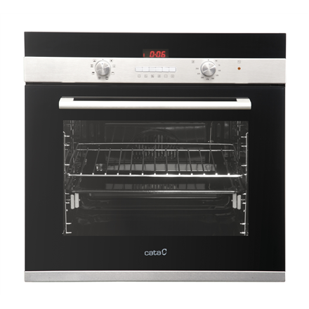 CATA Oven CDP 780 AS 59 L, Black, Stainless steel, Buttons, Rotary, Height 59.5 cm, Width 59.5 cm, Oven