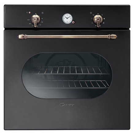 Candy FCL 614/6 GH 65 L, Black, Rotary, Height 56.7 cm, Width 59.5 cm, Buil-in Multifunctional Oven