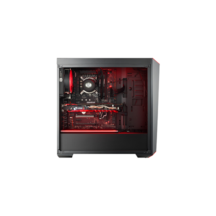 Cooler Master MasterBox Lite 5 RGB Side window, Black, ATX, Power supply included No