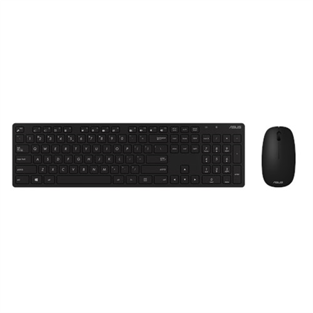 Asus W5000 Keyboard and Mouse Set, Wireless, Mouse included, Batteries included, EN, Black