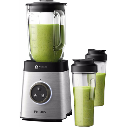 Philips Blender HR3655/00 Stainless steel, 1400 W, Glass, 2 L, Type Tabletop, 35000 RPM