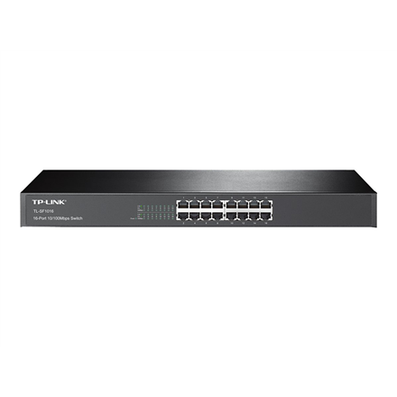 TP-LINK Switch TL-SF1016 Unmanaged Rackmountable 10/100 Mbps (RJ-45) ports quantity 16 Power supply type External