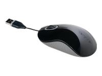 TARGUS Cord-Storing Mouse USB - Black/Gr