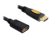 DELOCK Extension Cable HDMI A >HDMI A 1m