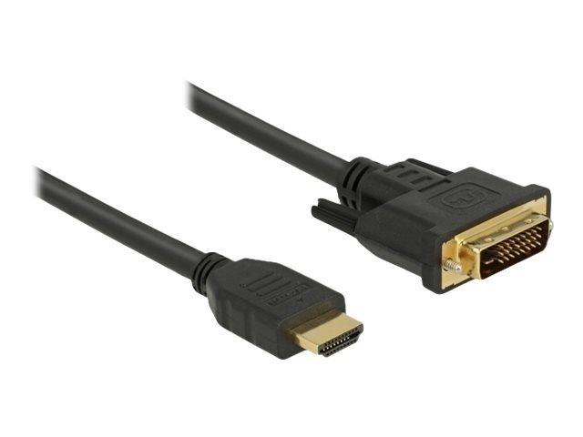 DELOCK HDMI to DVI 24+1 cable 0.5 m