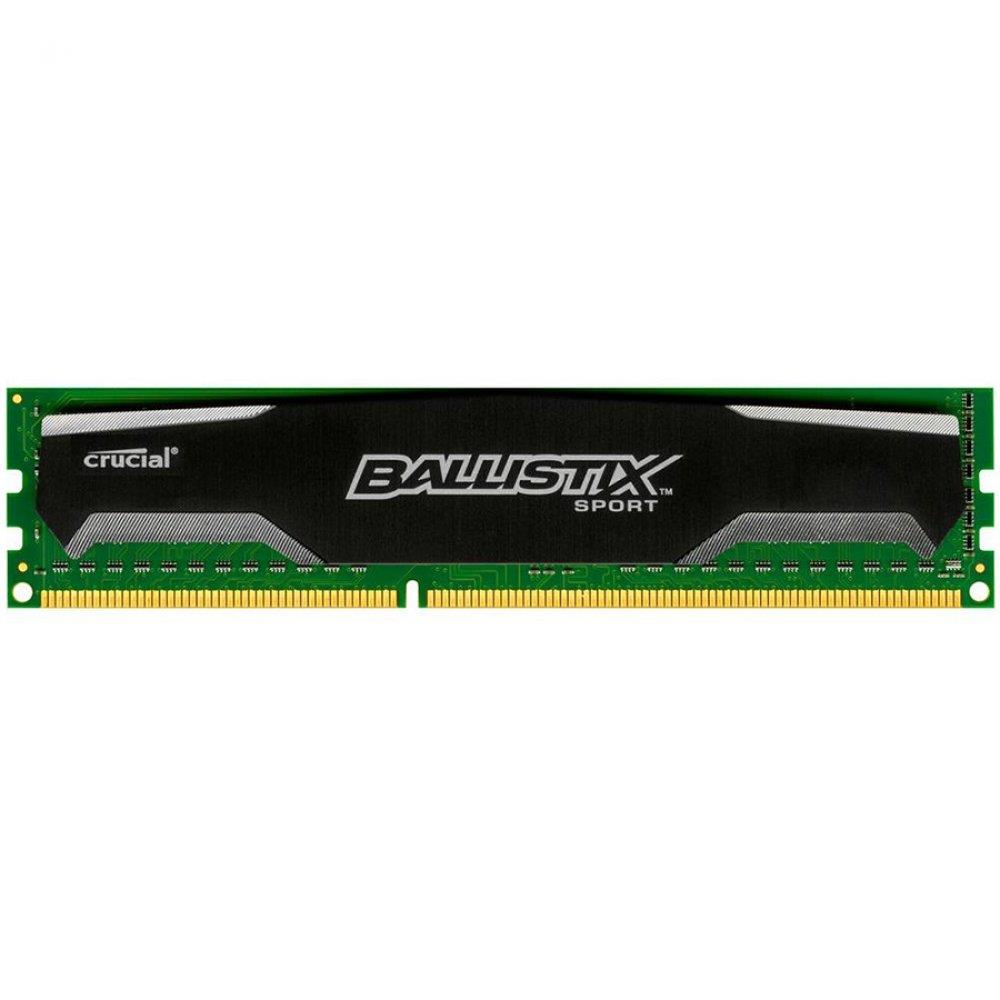 Crucial DRAM 8GB kit (4GBx2) DDR3 1600 MT/s (PC3-12800) CL9 @1.5V Ballistix Sport UDIMM 240pin, EAN: 649528755940