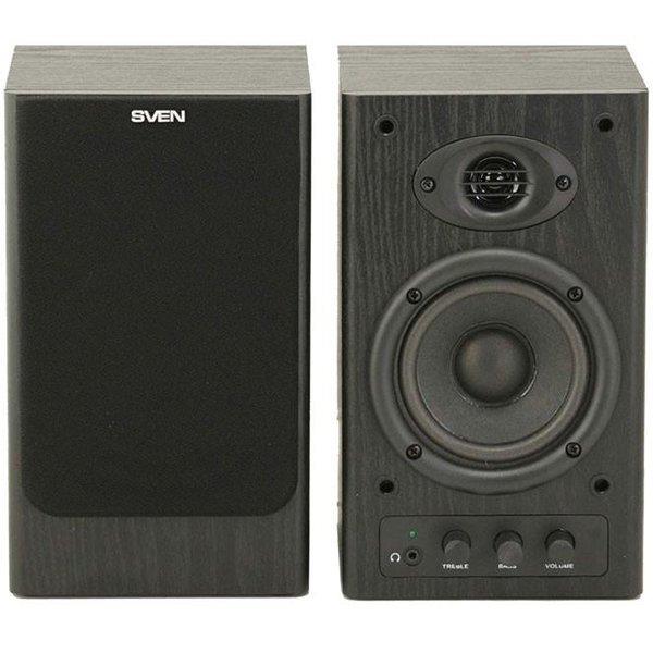Multimedia - Speaker SVEN SPS-610 (Stereo, 20W, 40Hz-20kHz, Black), SV-0120610BL