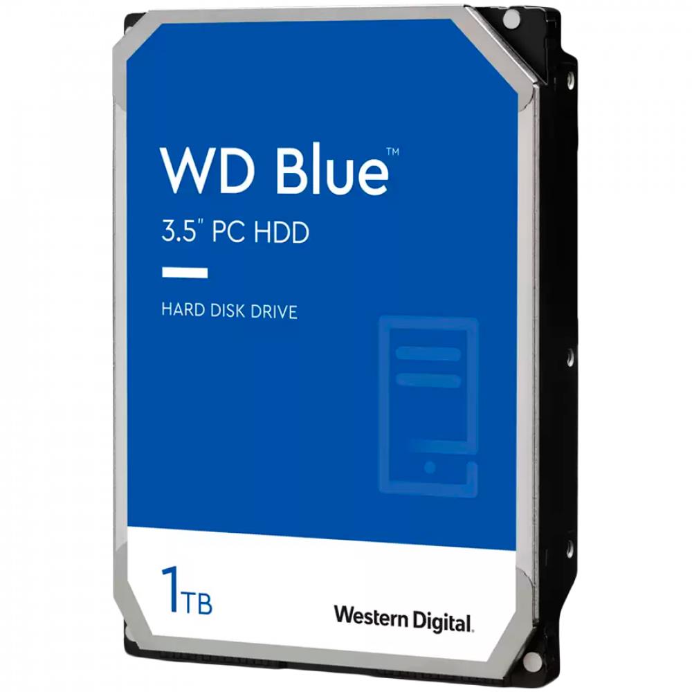 WD Blue HDD Desktop (3.5", 1TB, 64MB, SATA III-600)
