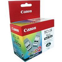 INK CARTRIDGE BLACK BCI-24BK/TWIN PACK 6881A009 CANON