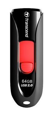 MEMORY DRIVE FLASH USB2 64GB/590 TS64GJF590K TRANSCEND