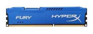 MEMORY DIMM 4GB PC14900 DDR3/FURY BLUE HX318C10F/4 KINGSTON