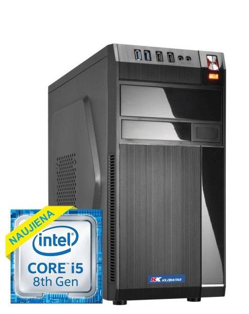 Kompiuteris "ATEITIES i5 CoffeeLake" /  Intel® Core™ i5-8400 2.8~4.0GHz („CoffeeLake“) / Intel® H310 lustas / 4GB / 120GB SSD (Skaitymo greitis ~560 MB/s) / Intel® UHD 630 / USB3.1 / 160256_CoffeLake