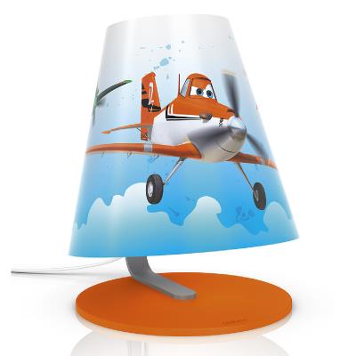 Philips Planes table lamp orange 1x4W SELV