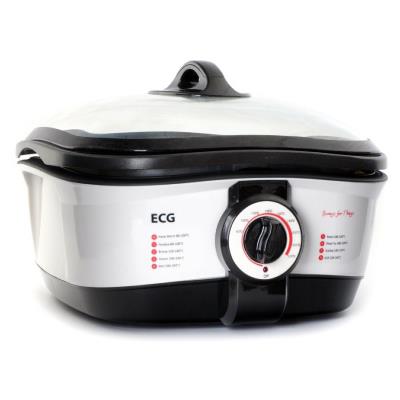 ECG ECGMH158 Multifunctional pot, 8 in 1 functions, 1500W, 5L, White/Black color