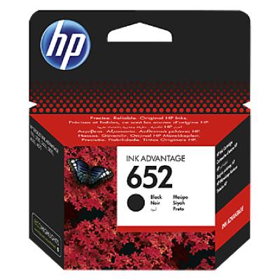 HP 652 Black Original Ink Advantage Cartridge (360 pages)