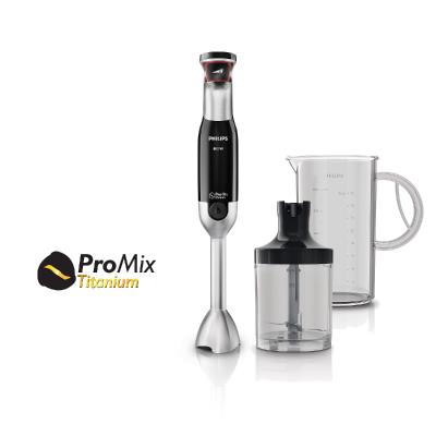 Philips Avance Collection Hand blender HR1671/90 800 W ProMix metal bar SpeedTouch with turbo XL chopper