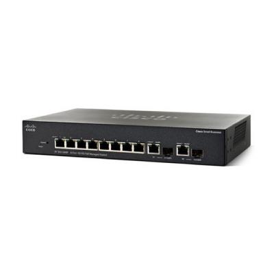 8-port 10/100 + 2 Gigabit Ethernet combo PoE+ (62W budjet) Managed Switch, rackmountable