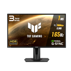 ASUS TUF Gaming VG27AQ 27" HDR G-SYNC Compatible žaidimų monitorius | 165 Hz | 1 ms | G-Sync | ELMB | HDR | 3 metų garantija