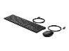 HP 320MK USB Wired Mouse Keyboard Combo - Black - US ENG