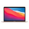 Apple | MacBook Air | Gold | 13.3 " | IPS | 2560 x 1600 | Apple M1 | 8 GB | SSD 256 GB | Apple M1 7-core GPU | GB | Without ODD | macOS | 802.11ax | Bluetooth version 5.0 | Keyboard language English | Keyboard backlit | Warranty 12 month(s) | Battery warranty 12 month(s)