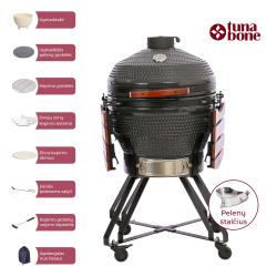 TunaBone Kamado Pro 24" grill Size L, Dark grey | TBG24GRAY-02