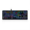 Žaidimų klaviatūra MODECOM VOLCANO GAMING Lanparty 2 RGB | Mechaninė | Laidinė | "Gateron Brown" klavišai | KMCLAN2RGBBROWN