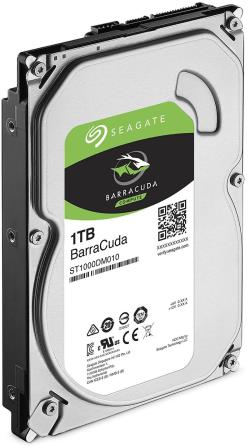 Seagate Barracuda 1TB SATAIII 7200 RPM, 1000 GB, HDD, 64 MB | ST1000DM010
