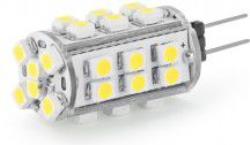 Whitenergy LED lemputė | G4 | 30SMD 3528 | 1,5W | 12V | 125Lm | šaltai balta  | 05181
