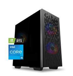 Kompiuteris "i5 RTX" | Intel® Core™ i5-11400F (~2.60-4.40Ghz) | 16GB DDR4-3000MHz | 512GB M.2 SSD | NVIDIA GeForce RTX 3050 | 212617_b | + Dovana RGB Žaidimų klaviatūra ir RGB Žaidimų pelė