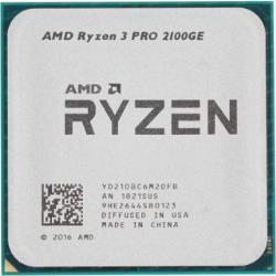 Procesorius AMD Ryzen 3 PRO 2100GE, TRAY | PYD210BC6M2OFB