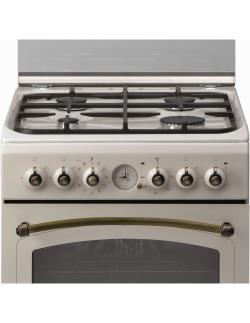INDESIT Cooker IS5G8MHJ/E Hob type Gas, Oven type Electric, Beige, Width 50 cm, 60 L, Depth 60 cm