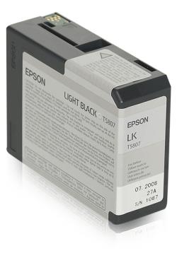 Epson ink cartridge photo light black for Stylus PRO 3800, 80ml | Epson | C13T580700