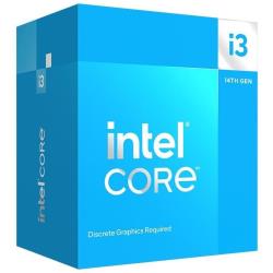 CPU|INTEL|Desktop|Core i3|i3-14100|Raptor Lake|3500 MHz|Cores 4|12MB|Socket LGA1700|60 Watts|GPU UHD 730|BOX|BX8071514100SRMX1