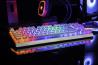 Žaidimų klaviatūra Modecom LanParty RGB Pudding Edition White | Mechaninė | Laidinė | Outemu Blue | su spalvotu apšvietimu