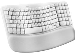 LOGITECH Wave Bluetooth ergonomic keyboard - OFFWHITE - NORDIC | 920-012299