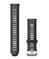 Garmin watch strap Quick Release 20mm, black/slate grey