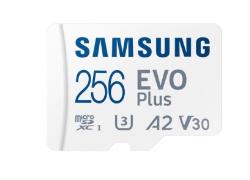 Samsung | MicroSD Card | EVO Plus | 256 GB | microSDXC Memory Card | Flash memory class U3, V30, A2 | MB-MC256SA/EU
