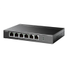 TP-LINK Switch TL-SF1006P Unmanaged Desktop 10/100 Mbps (RJ-45) ports quantity 6 PoE+ ports quantity 4 Power supply type External