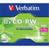 Verbatim CD-RW Scratch Resistant 0.7 GB, 12 x, 1 Pack Jewel Case