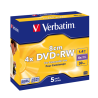 Verbatim Mini DVD+RW AZO Matt Silver 1.4 GB, 4 x, Jewel Box