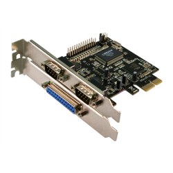 Logilink | 2 x serial (COM), 1 x parallel (LPT) | PCIe | PC0033