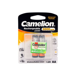 Camelion | AA/HR6 | 2500 mAh | Rechargeable Batteries Ni-MH | 2 pc(s) | 17025206
