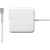 Apple Charger, Use an extra adapter for home or work. Apple’s new, innovative AC adapter is now even more portable and made specifically for your MacBook Air.The 45-Watt MagSafe Power Adapter for MacBook Air features a magnetic DC connector that ensures your power cable will disconnect if it experiences undue strain and helps prevent fraying or weakening of the cables over time. In addition, the magnetic DC helps guide the plug into the system fo
