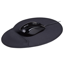 Acme Ergonomic mouse pad Black, 220 x 250 x 25 mm | wrist black