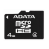 ADATA 4 GB, MicroSDHC, Flash memory class 4