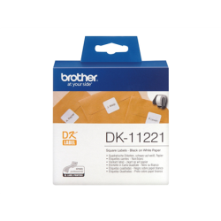 Brother | DK-11221 Square Paper Label | White | DK | 23mm | DK11221
